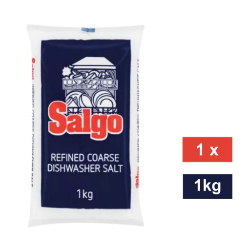Picture of SALGO REFINED COARSE DISHWASHER SALT 1kg