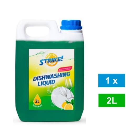 Picture of STRIKE LEMON DISHWASHING LIQUID 2L 