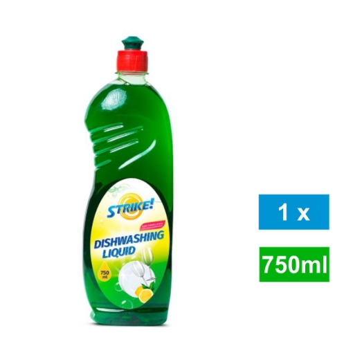 Picture of STRIKE LEMON DISHWASHING LIQUID 750ml