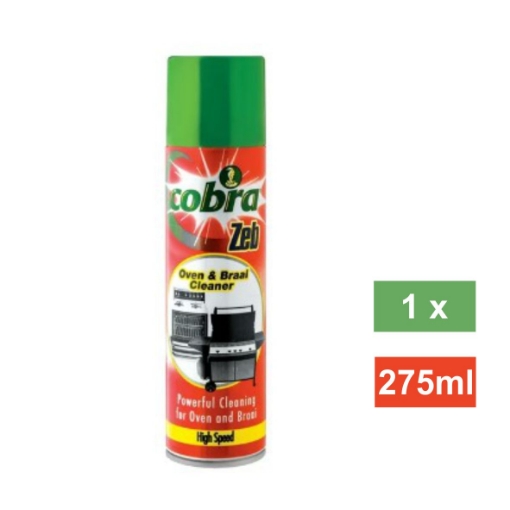 Picture of COBRA ZEB HIGH SPEED OVEN & BRAAI CLEANER  275ml 