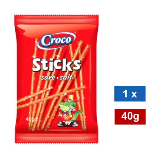 Picture of CROCO SALTED STICKS 40g