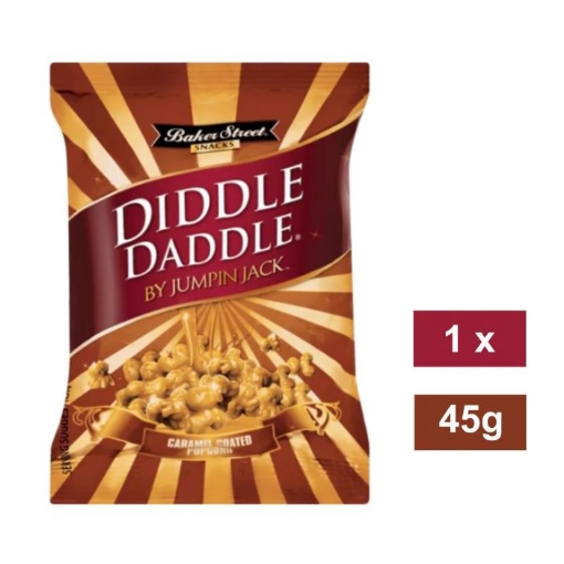 Picture of DIDDLE DADDLE CARAMEL COATED POPCORN 45g 