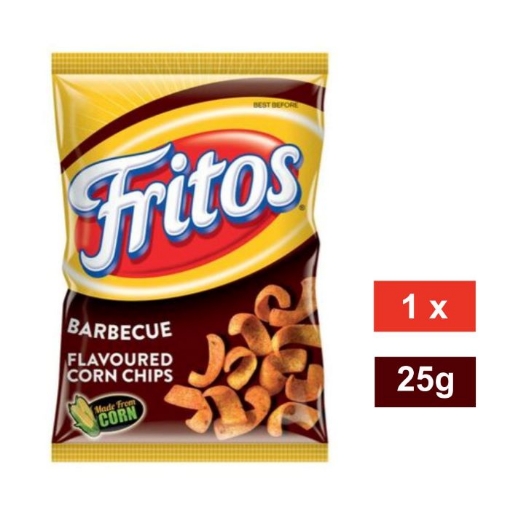 Picture of FRITOS BBQ FLAVOURED CORN CHIPS 25g 