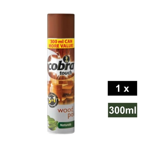 Picture of COBRA TOUCH NATURALS WOOD POLISH 300ml 