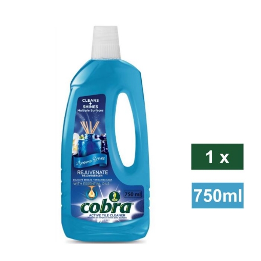 Picture of COBRA 2 IN 1 AROMA SENSE REJUVENATE-DELICATE BREEZE ACTIVE TILE CLEANER 750ml 