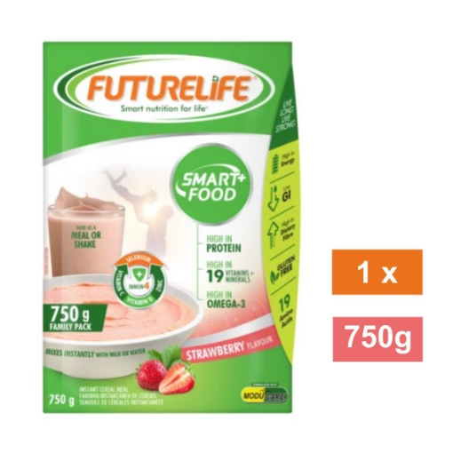 Picture of FUTURELIFE SMART FOOD STRAWBERRY FLAVOURED CEREAL 750g 