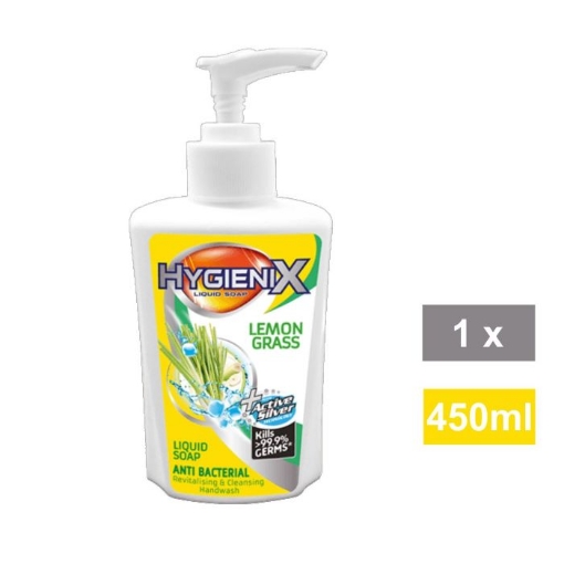 Picture of HYGIENIX LEMON GRASS LIQUID HAND SOAP 450ml 