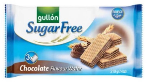 Picture of GULLON SUGAR FREE WAFER CHOCOLATE 210g