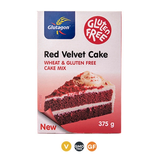 Picture of GLUTAGON CAKE MIX  -  RED VELVET CAKE MIX 375g