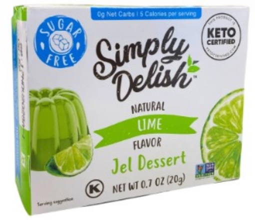 Picture of SIMPLY DELISH SUGAR FREE LIME JEL DESSERT 20g 