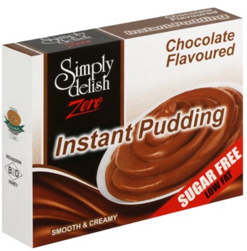 Picture of SIMPLY DELISH ZERO SUGAR FREE CHOCOLATE INSTANT PUDDING MIX 36g  