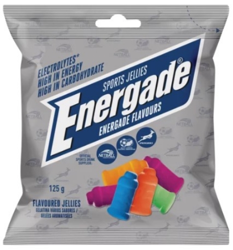 Picture of ENERGADE SPORTS FLAVOURED JELLY SWEETS 125g