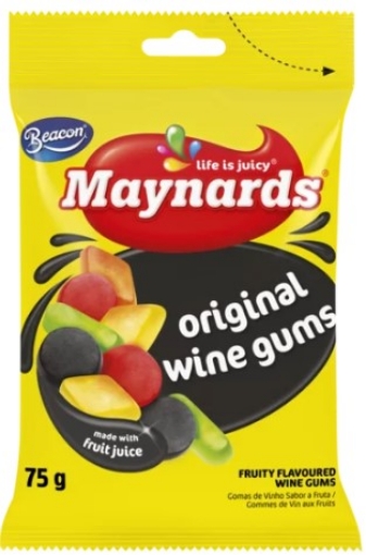 Picture of BEACON MAYNARDS ORIGINAL MINI WINE GUMS 75g