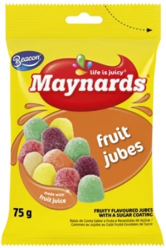 Picture of BEACON MAYNARDS MINI FRUITY ENERJELLY JUBES 75g 