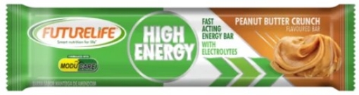 Picture of FUTURELIFE HIGH ENERGY PEANUT BUTTER CRUNCH FLAVOURED BAR 4x40g 