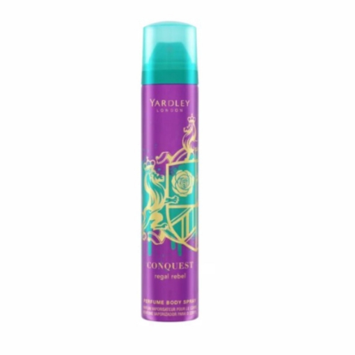 Picture of YARDLEY LONDON CONQUEST REGAL REBEL PERFUME BODY SPRAY 90ml