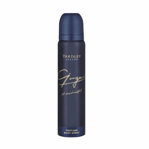 Picture of YARDLEY LONDON GORGEOUS AT MIDNIGHT PERFUME BODY SPRAY 90ml 