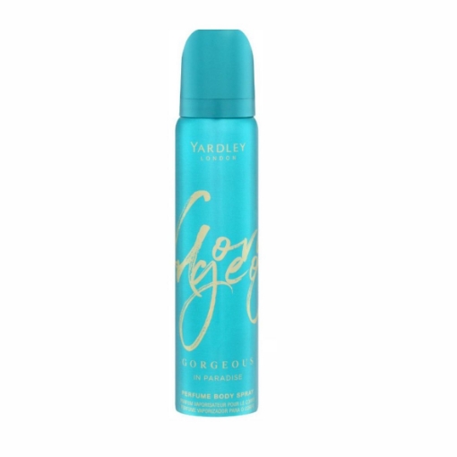 Picture of YARDLEY LONDON GORGEOUS IN PARADISE PERFUME BODY SPRAY 90ml 
