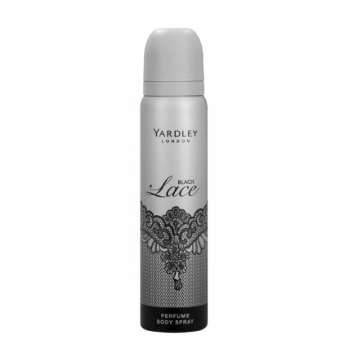 Picture of YARDLEY LONDON BLACK LACE PERFUME BODY SPRAY 90ml 