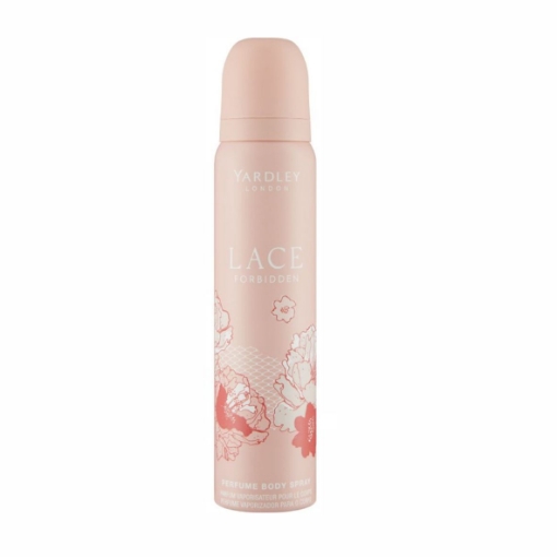 Picture of YARDLEY LONDON LACE FORBIDDEN PERFUME BODY SPRAY 90ml 