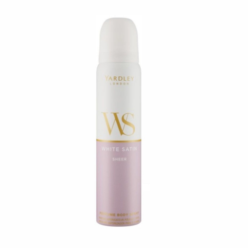 Picture of YARDLEY LONDON WHITE SATIN SHEER PERFUME BODY SPRAY 90ml 