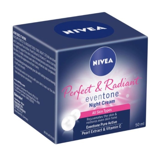 Picture of NIVEA PERFECT & RADIANT EVEN TONE FACIAL NIGHT CREAM 50ml