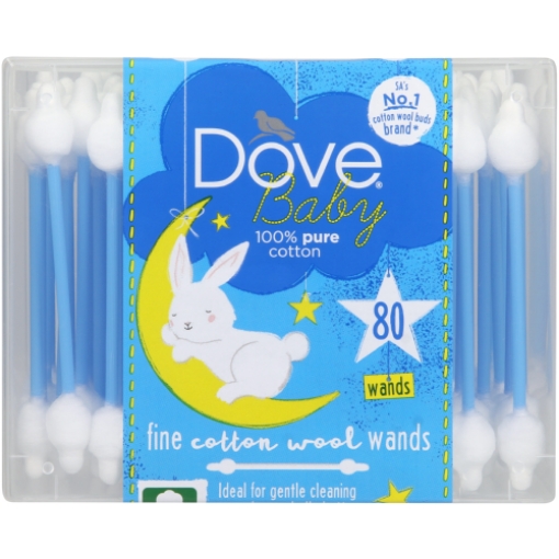 Picture of DOVE BABY COTTON WANDS 80's