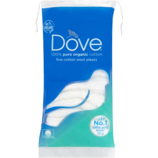 Picture of DOVE COTTON WOOL PLEATED 50g