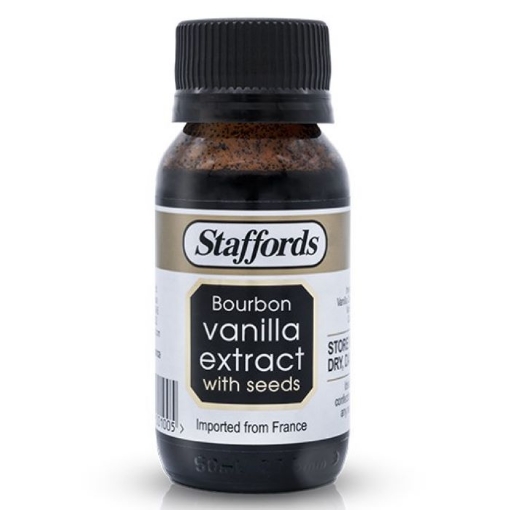 Picture of STAFFORDS BOURBON VANILLA EXTRACT WITH SEEDS 50ml