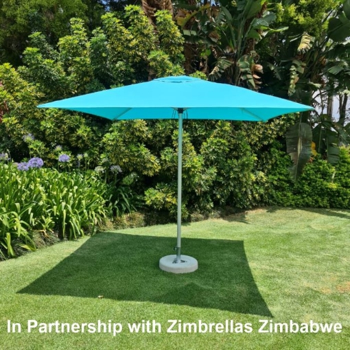 Picture of ZIMBRELLAS CENTRE POLE SQUARE 2.5 METRE GARDEN UMBRELLA