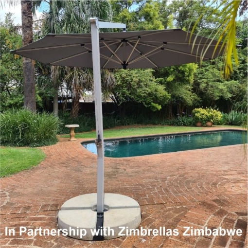 Picture of ZIMBRELLAS CANTILEVER ROUND 4.0 METRE GARDEN UMBRELLA 