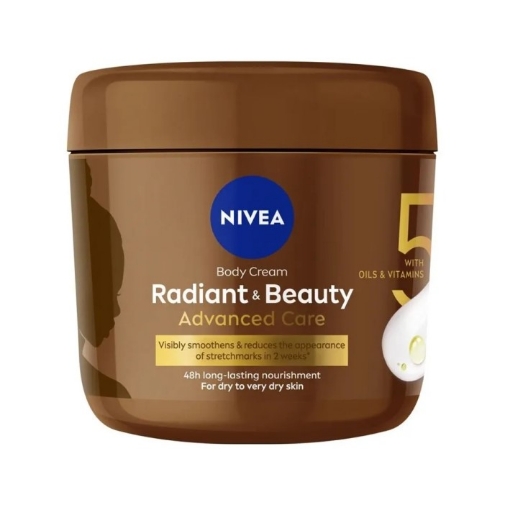 Picture of NIVEA RADIANT & BEAUTY ADVANCED CARE OILS & VITAMINS CREAM 400ml