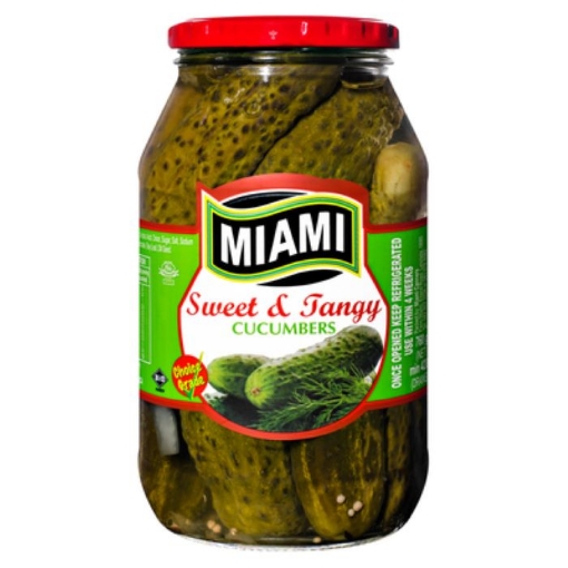 Picture of MIAMI SWEET & TANGY CUCUMBERS 760g