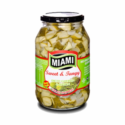 Picture of MIAMI DICED GHERKINS WITH ONION 760g