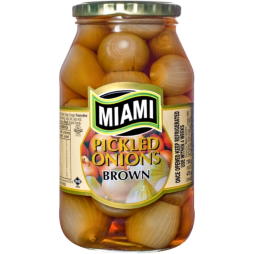 Picture of MIAMI PICKLED ONIONS - BROWN 780g