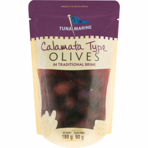 Picture of TUNA MARINE KALAMATA OLIVES 180g