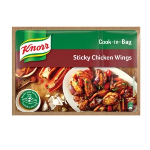 Picture of KNORR COOK IN BAG STICKY CHICKEN WINGS 35g   