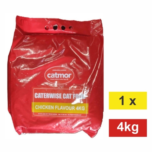 Picture of CATMOR/CATERWISE ADULT CAT DRY FOOD - CHICKEN FLAVOR 4kg