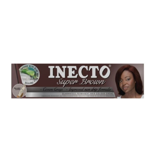 Picture of INECTO SUPER BROWN PERMANENT HAIR COLOUR CREME 50ML   