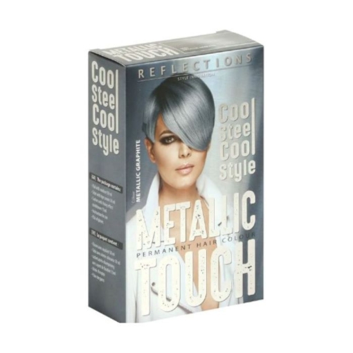 Picture of REFLECTIONS METALLIC TOUCH METALIC SILVER PERMANENT HAIR COLOUR 200g