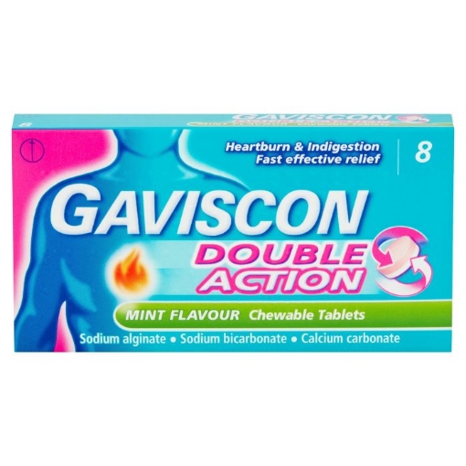 Picture of GAVISCON TABLET DOUBLE ACTION 8's