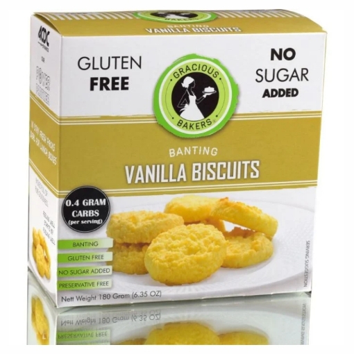 Picture of GRACIOUS BAKERS BANTING VANILLA BISCUITS 180g