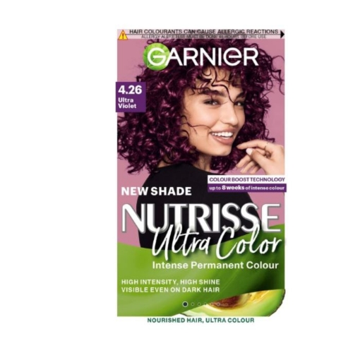 Picture of GARNIER NUTRISSE CREME NO. 4.26 ULTRA VIOLET DEEP NOURISHING PERMANENT HAIR COLOUR 172g  