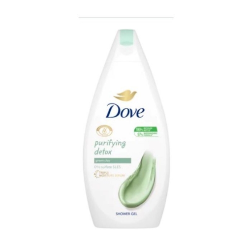 Picture of DOVE GREEN CLAY PURIFYING DETOX SHOWER GEL 500ml  