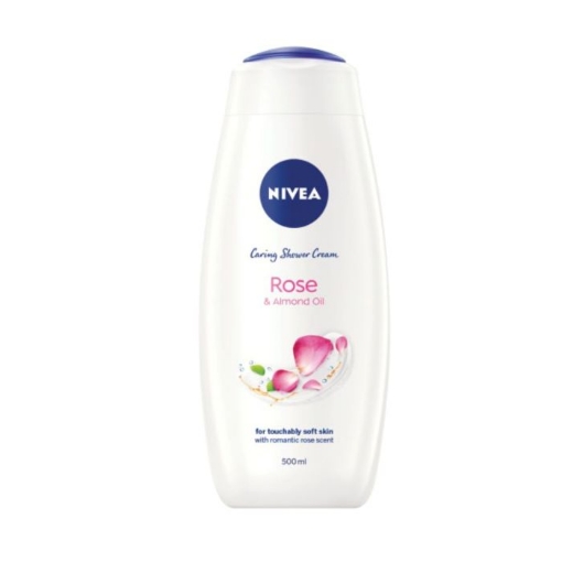 Picture of NIVEA ROSE & ALMOND OIL CARING SHOWER CREME 500ml 