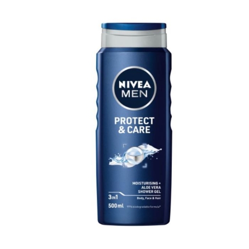 Picture of NIVEA MEN PROTECT & CARE SHOWER GEL 500ml  