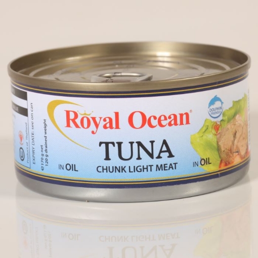 Picture of ROYAL OCEAN TUNA CHUNKS IN OIL - SOLID 170g
