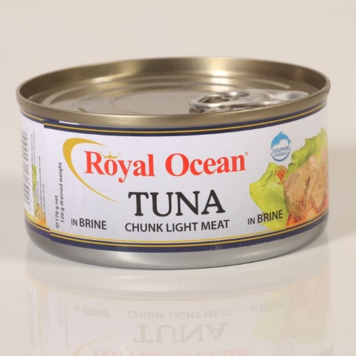 Picture of ROYAL OCEAN TUNA CHUNKS IN BRINE - SOLID 170g