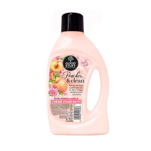 Picture of GOODSTUFF PEACHES & CLEAN 3 IN 1 FOAM BATH CREME 1.3L  