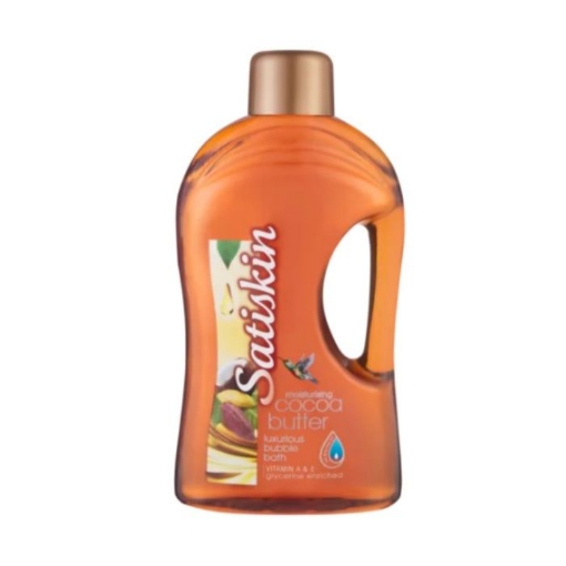 Picture of SATISKIN MOISTURISING COCOA BUTTER LUXURIOUS BUBBLE BATH 2L 